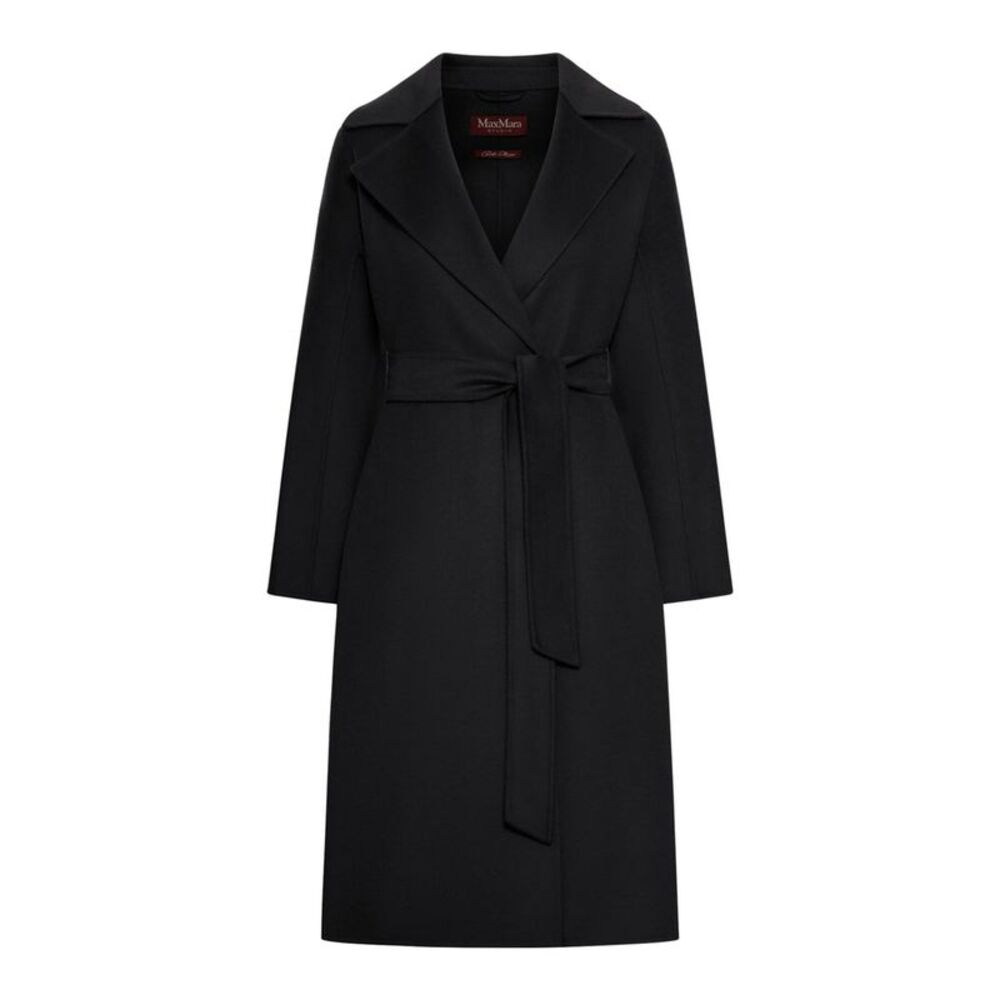 Max Mara Studio Women Cashmere Coat With Belt